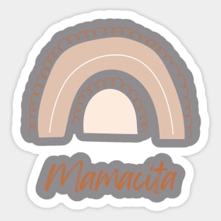 Mamacita Boho Rainbow Design Sticker